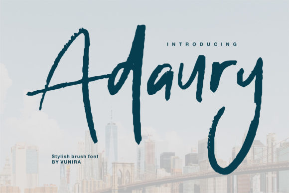 Adaury: A Stylish Script Font That Elevates Your Brand