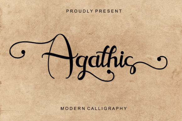 Agathis: A Sweet Script Font for Branding