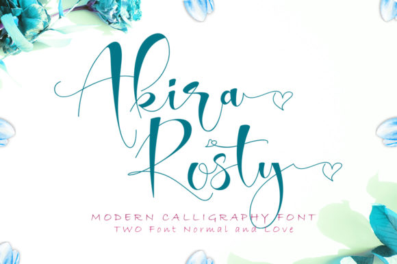 Akira Rosty: A Modern Handwriting Font for Web Design