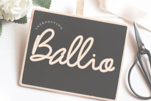 Ballio: A Natural Handwritten Font for Branding