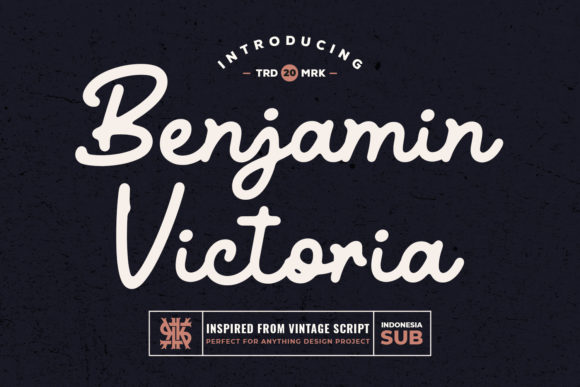 Benjamin Victoria: A Vintage Script Font for Marketers