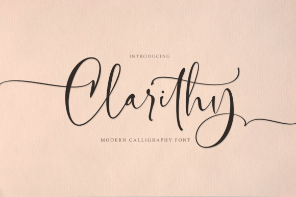 Clarithy: The Handwritten Font for Polished Branding