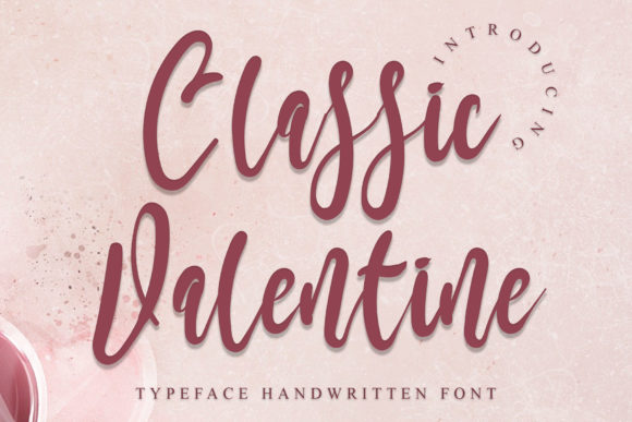 Classic Valentine: A Graceful Script Font for Makers