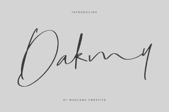 Dakmy: A Designer’s Review of This Elegant Handwritten Font