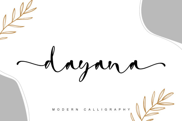 Dayana: An Elegant Script Font for Brand Identity