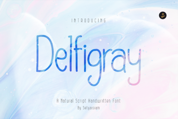 Delfigray: A Handwritten Font for Modern Web Design