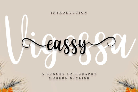 Eassy Vigossa: A Handwritten Font for Crafters and Product Designers