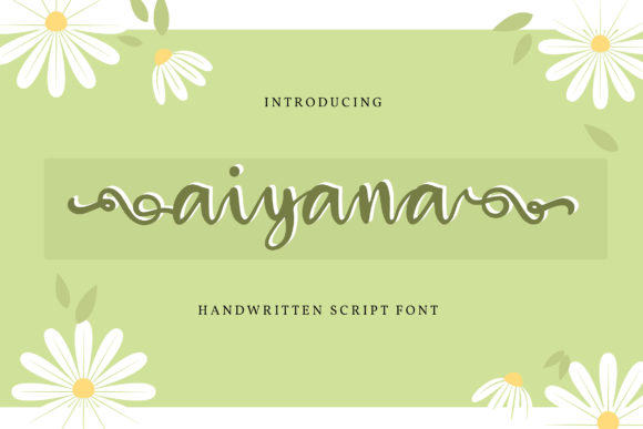 Elegance in Every Letter: Aiyana Script Font for Crafters & Makers