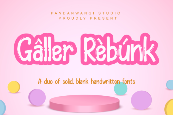 Galler Rebunk: A Handwritten Font for Marketers