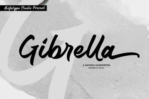 Gibrella: A Bold Handwritten Font for Branding