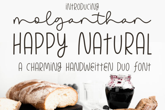 Happy Natural: A Charming Handwritten Font for Crafters