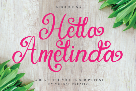 Hello Amelinda: A Unique Handwritten Font for Modern Brands