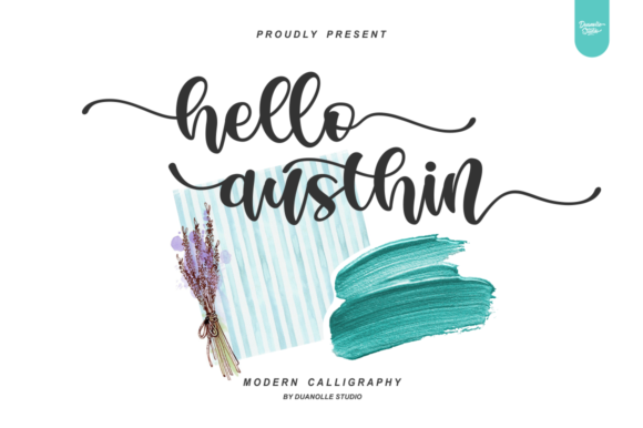Hello Austhin: A Handwritten Font for Makers