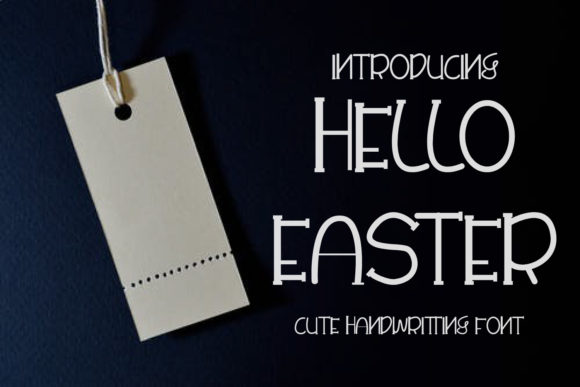 Hello Easter: A Playful Handwritten Font for Branding