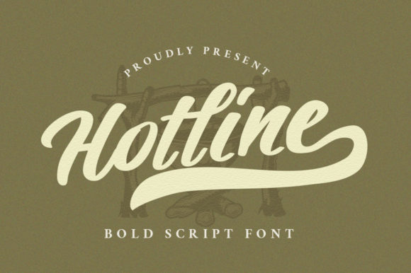Hotline: A Bold Handwritten Font for Editorial Design