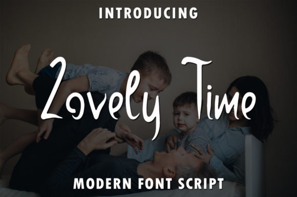 Lovely Time: A Handwritten Font for Editorial Design