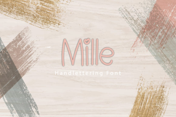 Mille: A Romantic Handwritten Font for Business Branding