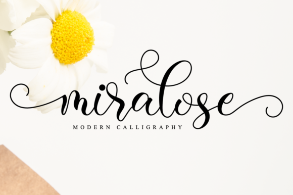 Miralose: A Romantic Handwritten Font for Editorial Design