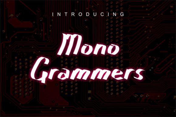 Mono Grammers: A Daring Handwritten Font for Modern Web Design