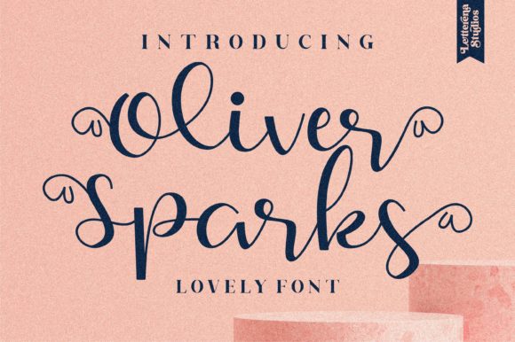 Oliver Sparks: A Sweet Handwritten Font for Crafters and Makers