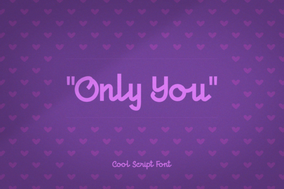 Only You: A Handwritten Font for Modern Web Design