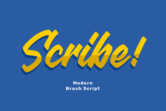 Scribe: A Bold Handwritten Font for Branding