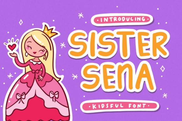 Sister Sena: A Playful Handwritten Font for Brands