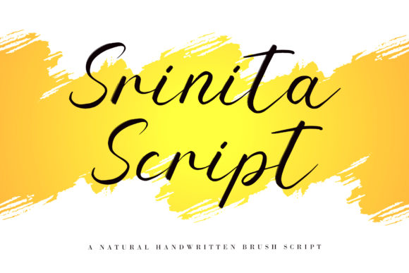 Srinita: The Handwritten Font for Bold Campaigns