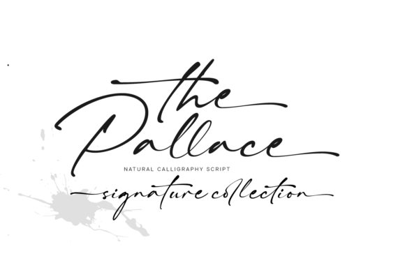 The Pallace: A Handwritten Font for Elegant Digital Branding