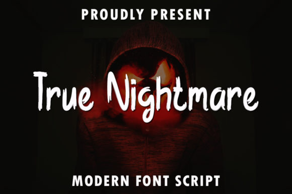 True Nightmare: A Spooky Script Font for Bold Campaigns