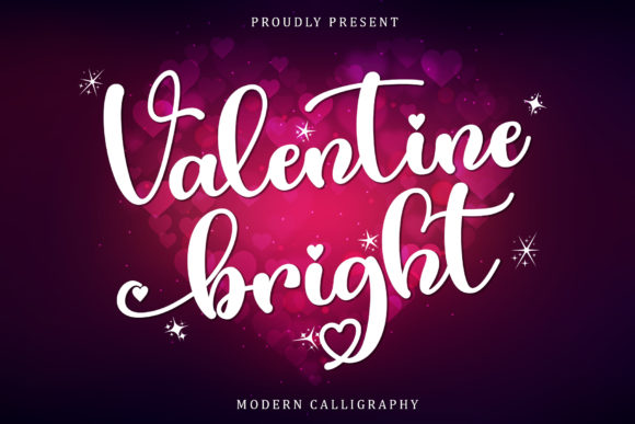 Valentine Bright: A Modern Script Font for Elegant Handmade Designs